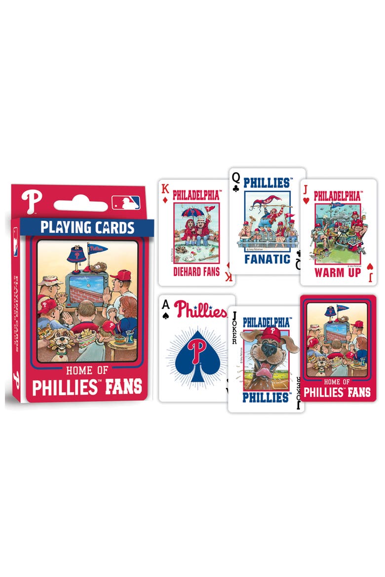 Philadelphia Phillies Fan Playing Cards, Alternate, color, Multicolor