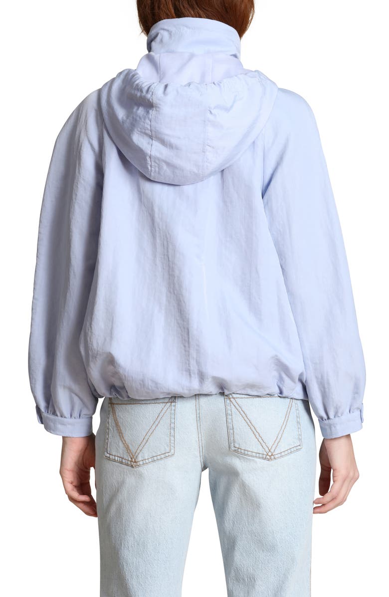 Avec Les Filles Balloon Bomber Jacket, Alternate, color, Periwinkle