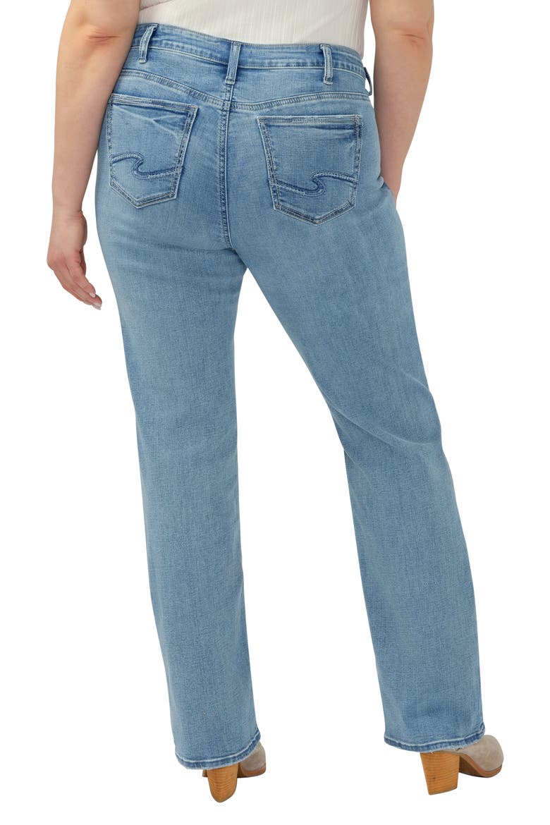 Elyse Curvy Mid Rise Slim Bootcut Jeans, Alternate, color, BACKSTAGE