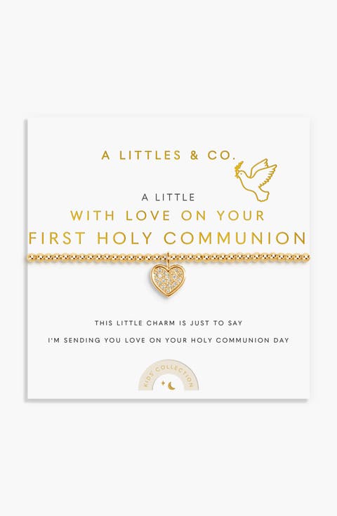 Kids' A Little 'With Love On Your First Holy Communion' Bracelet