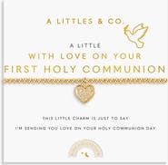 A Littles & Co Kids' A Little 'With Love On Your First Holy Communion' Bracelet