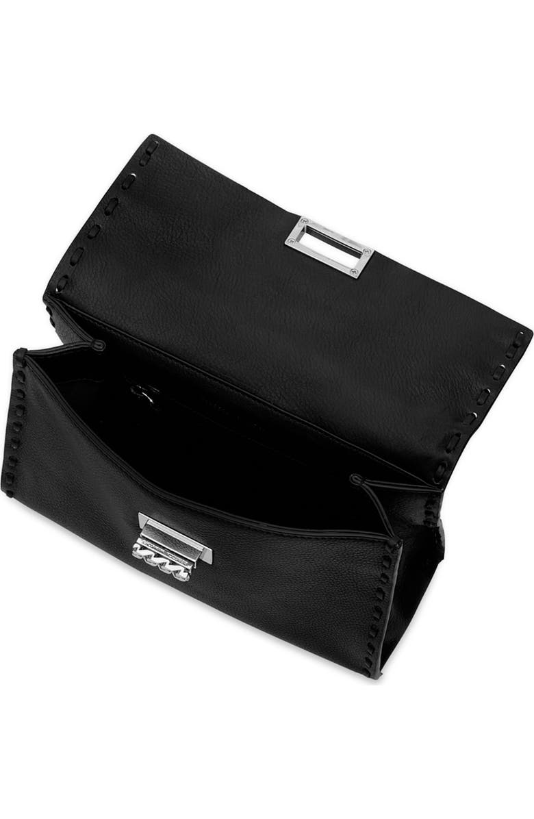 Rebecca Minkoff Frozen Chain Crossbody Bag, Alternate, color, Black