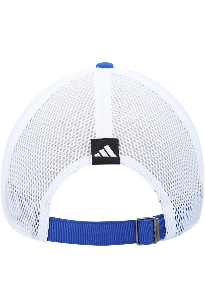 Men's adidas Blue San Jose Sharks Color Pop Trucker Adjustable Hat, Alternate, color, Blue
