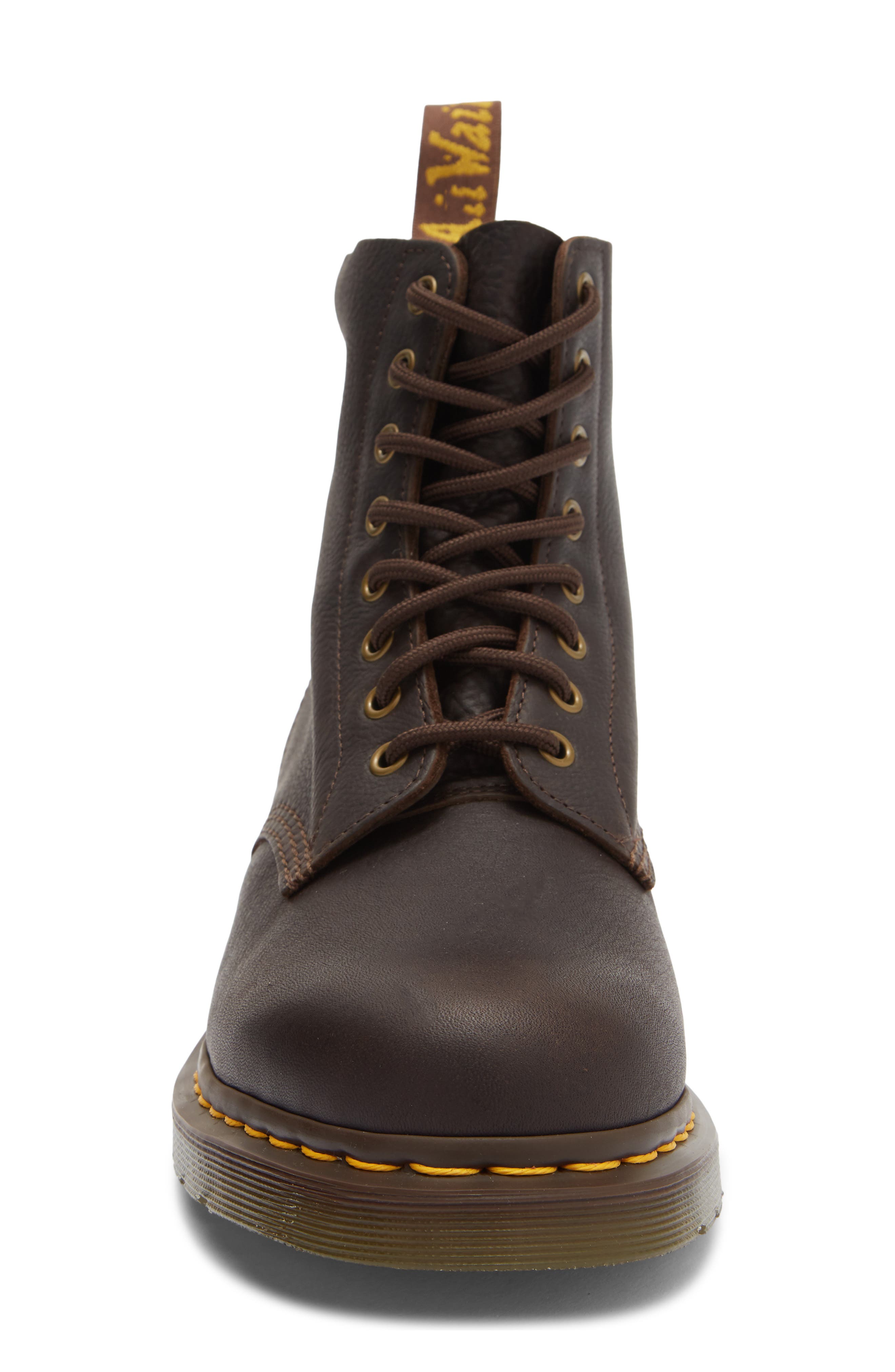 1460 Pascal Boot, Alternate, color, DARK BROWN