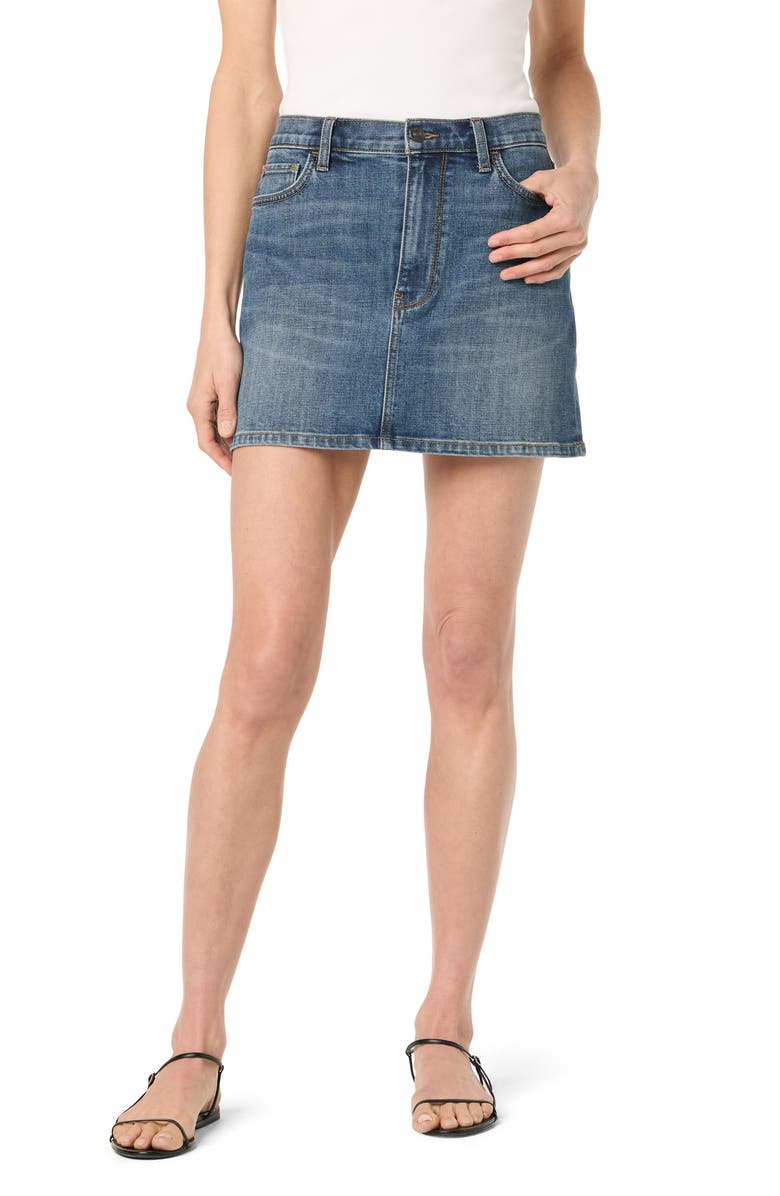 Hudson Jeans Denim Miniskirt, Main, color,