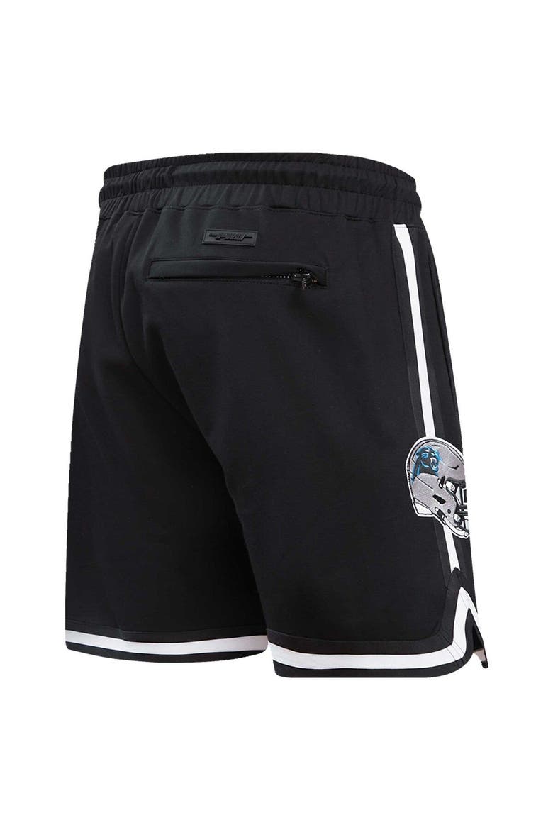 Men's Pro Standard Black Carolina Panthers Classic Chenille Shorts, Alternate, color, Black
