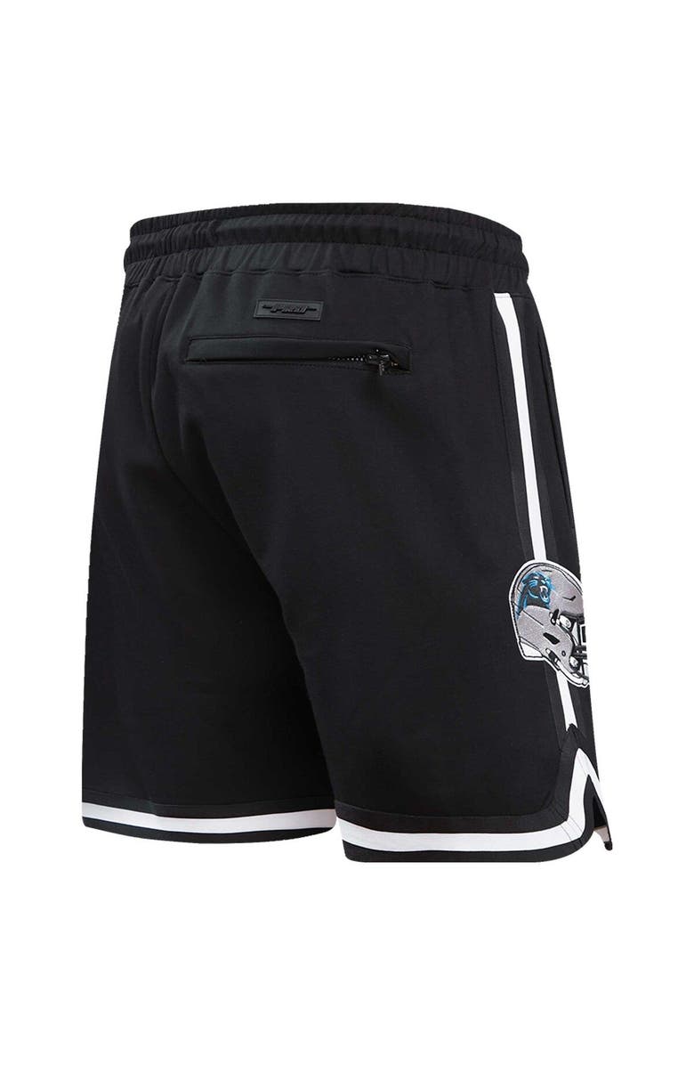 PRO STANDARD Men's Pro Standard Black Carolina Panthers Classic Chenille Shorts, Alternate, color, 
