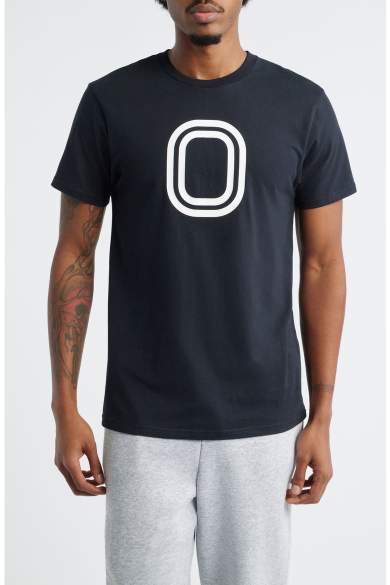 OT Classic Logo Cotton Graphic T-Shirt, Main, color, BLACK