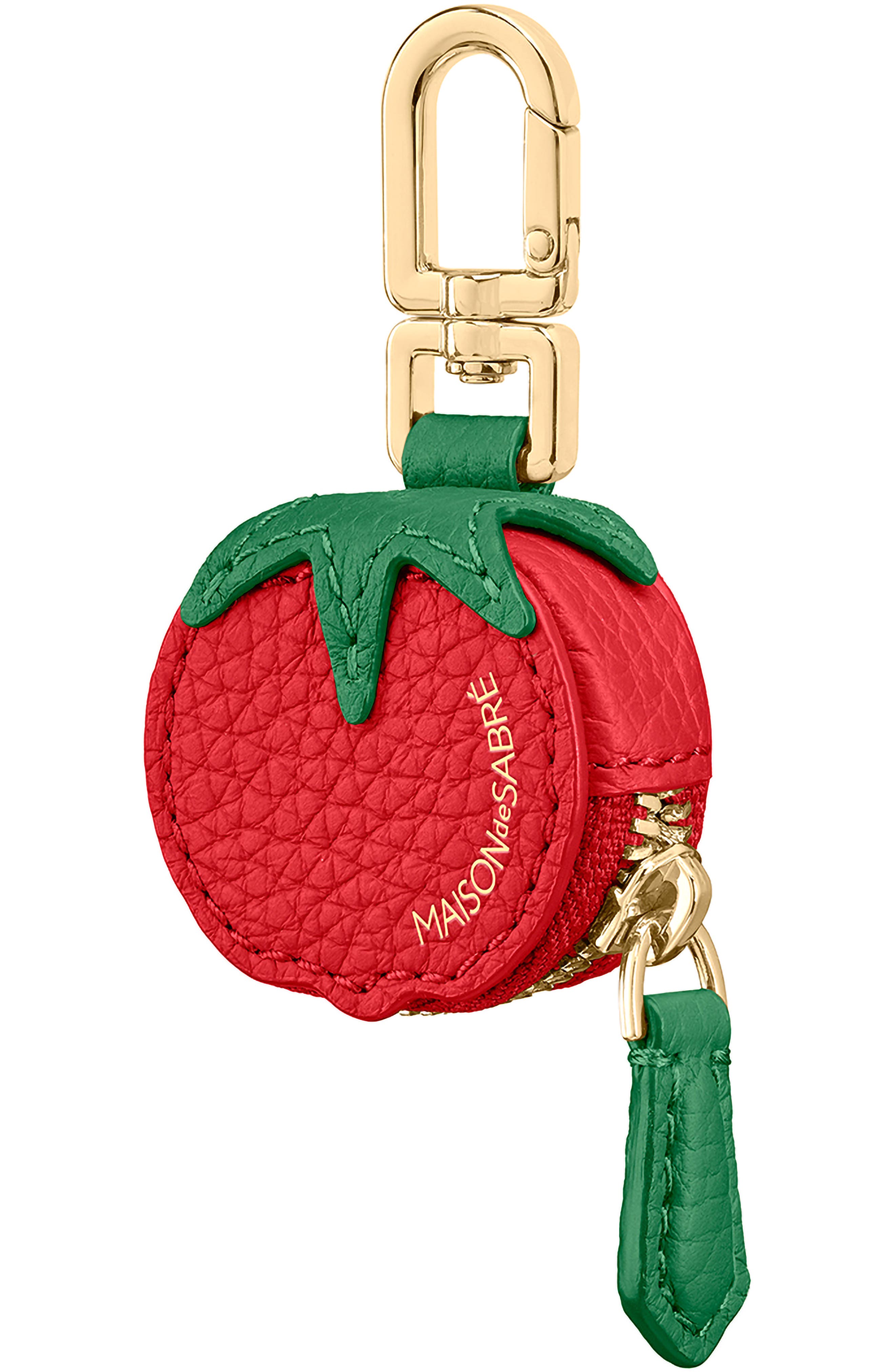 The SABREMOJI Fruit Charm, Alternate, color, Tomato