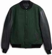 Last Wolf PINE VARSITY JACKET