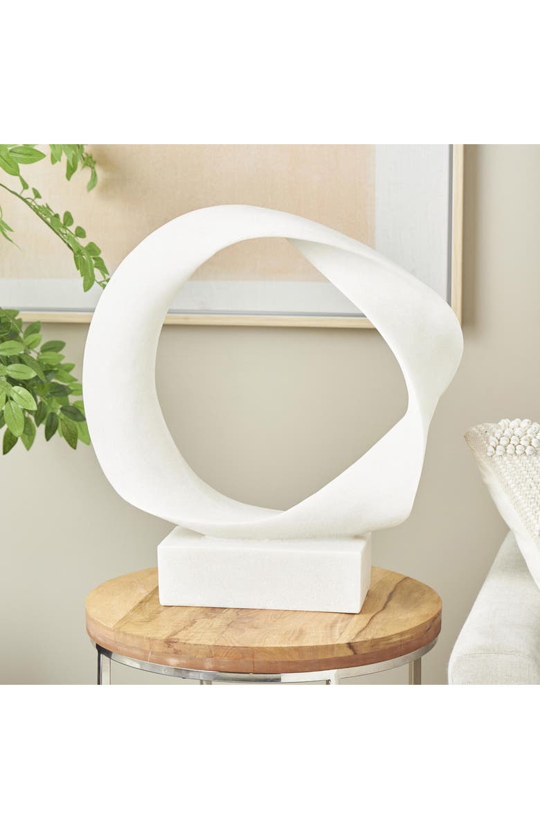 UMA Abstract Sculpture, Alternate, color, White