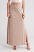 GO COUTURE Rib Maxi Skirt