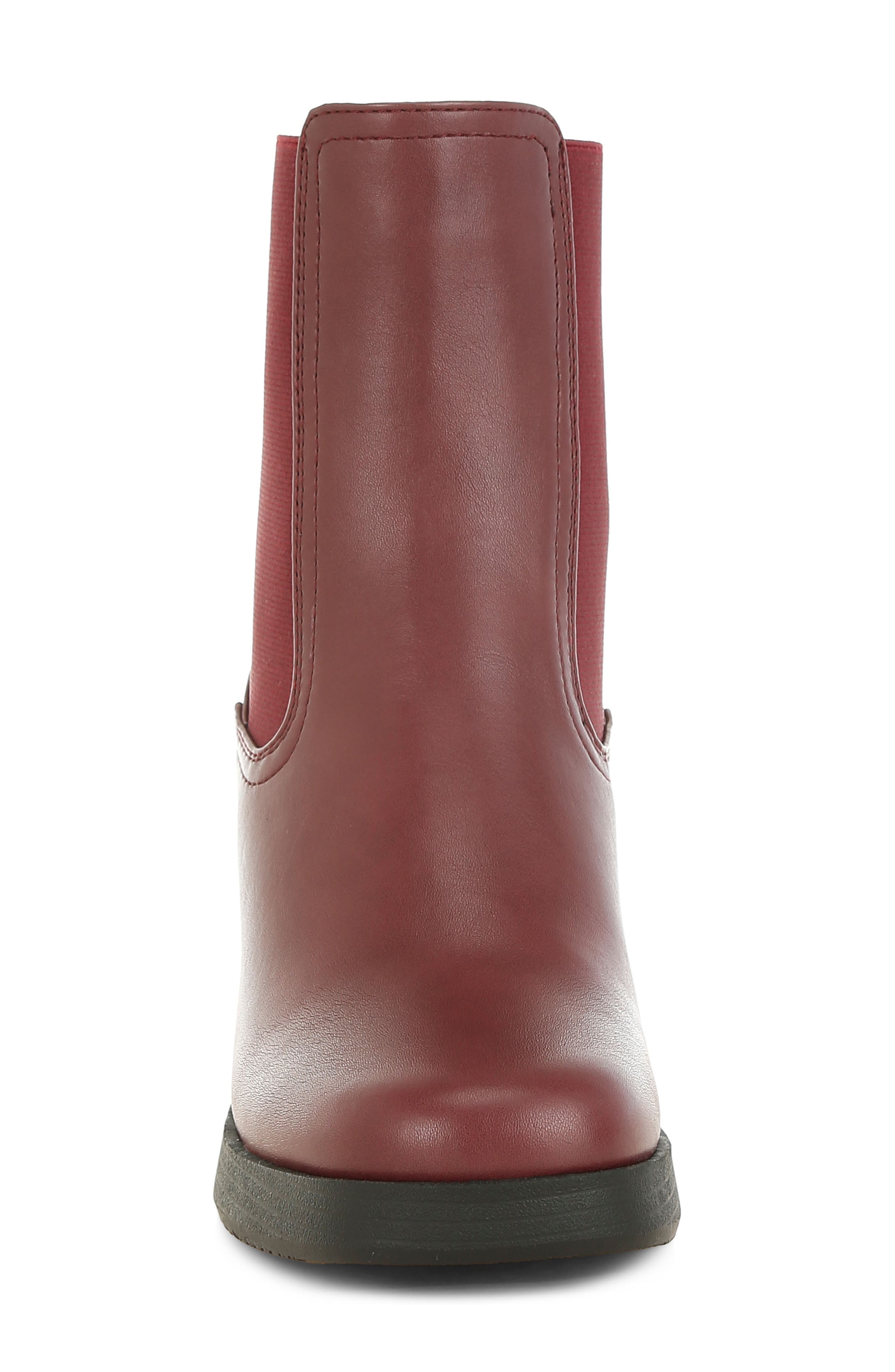 Scuala Chelsea Boot, Alternate, color, BURGUNDY