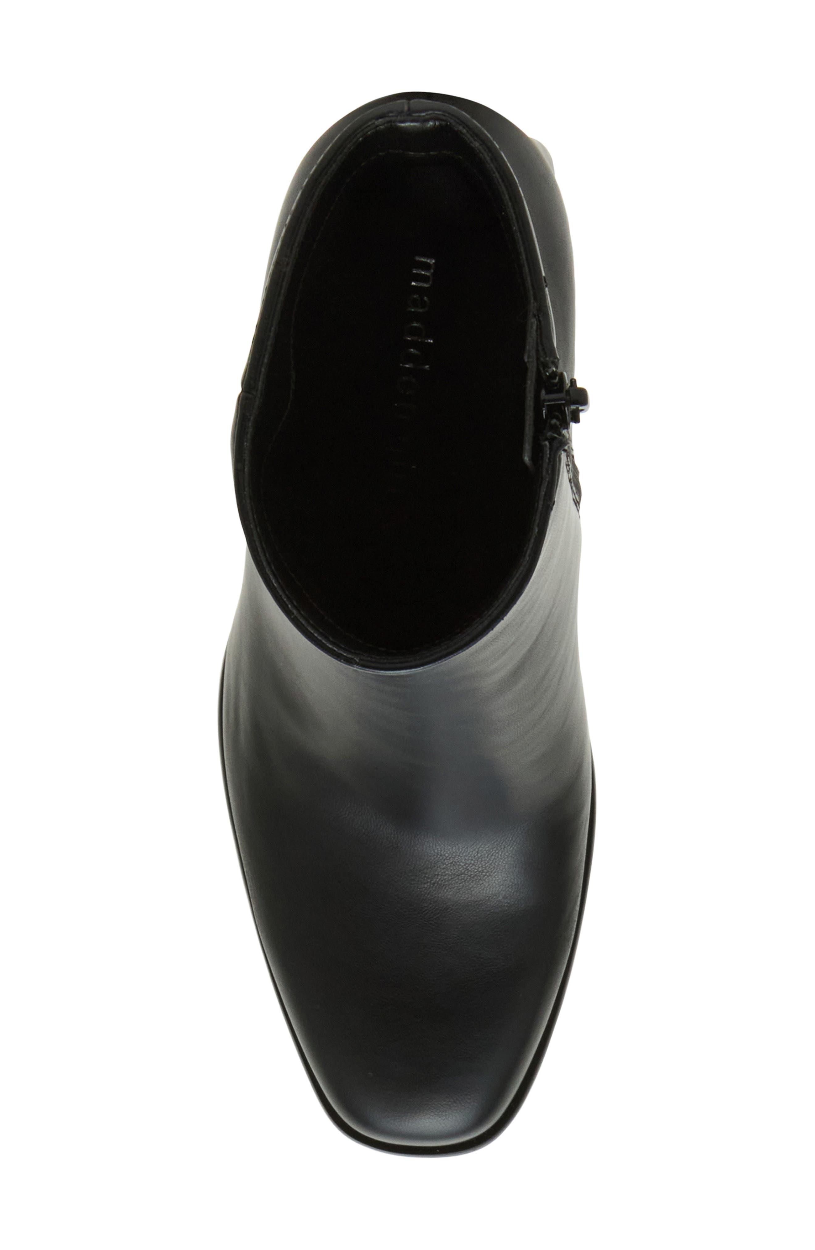 Kelsey Faux Leather Bootie, Alternate, color, BLACK PARIS