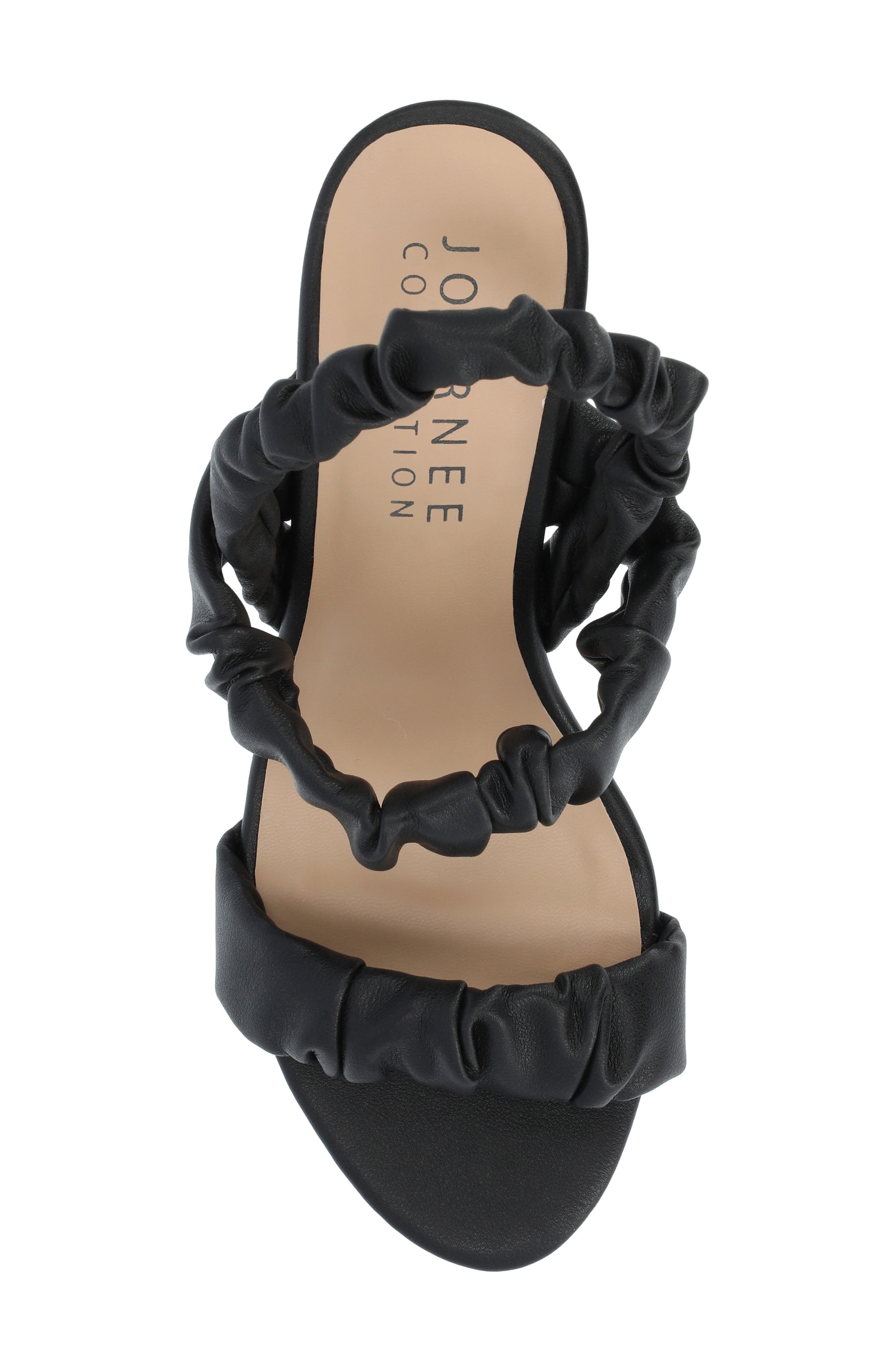 Journee Collection Amaree Slingback Sandal, Alternate, color, Black