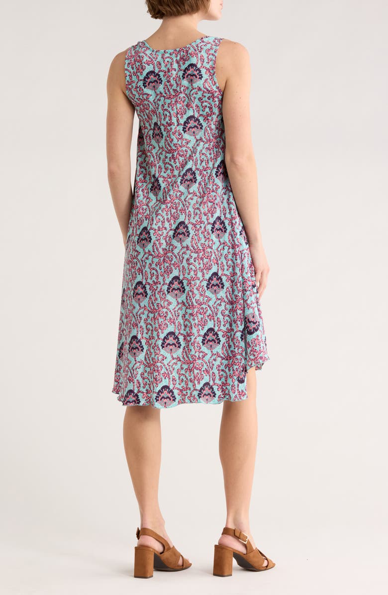 La Fiorentina Melissa Sleeveless Trapeze Dress, Alternate, color, Blue