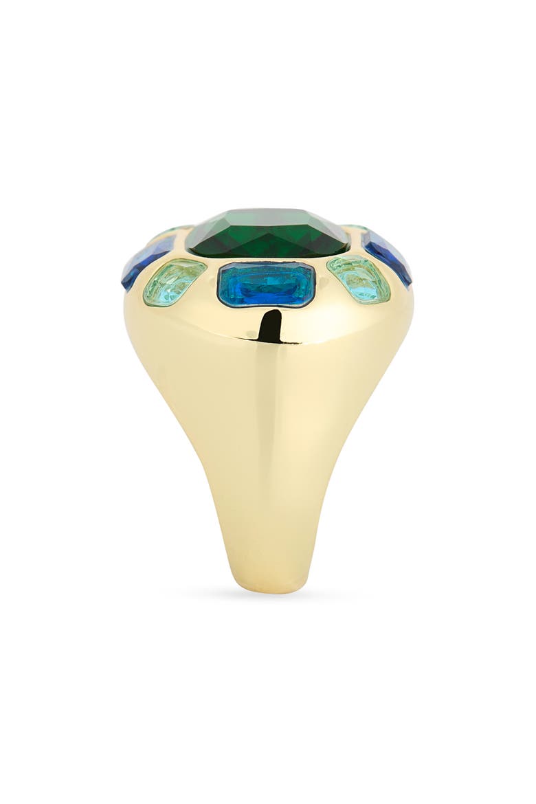Crystal Cocktail Ring, Alternate, color, GREEN