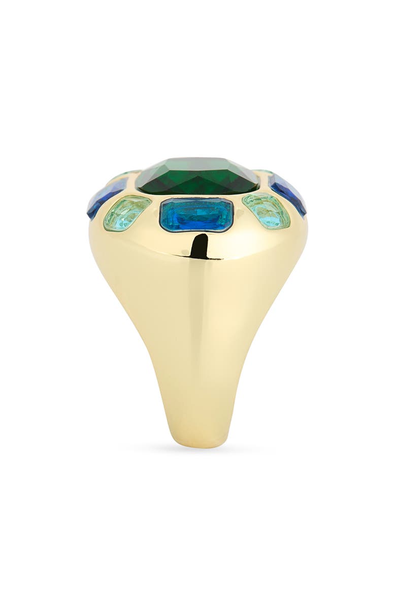 Covet Crystal Cocktail Ring, Alternate, color, Green