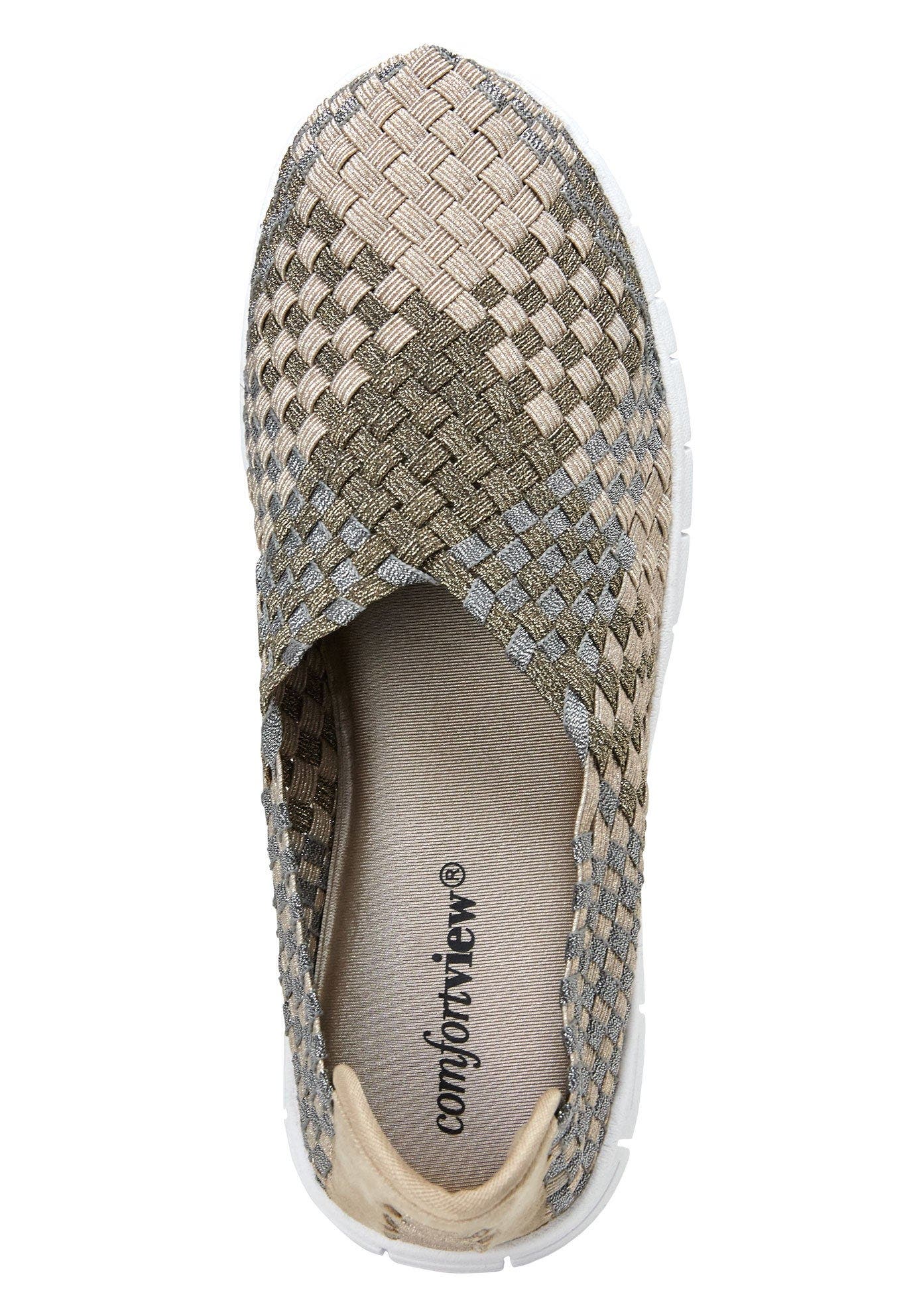 Comfortview CV Sport Ria Slip On Sneaker, Alternate, color, Black