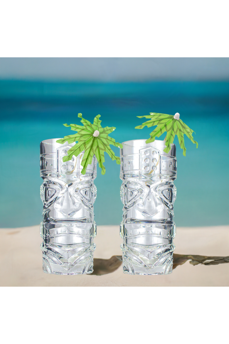 The Original Tiki Glass Party in a Box, Alternate, color, Green