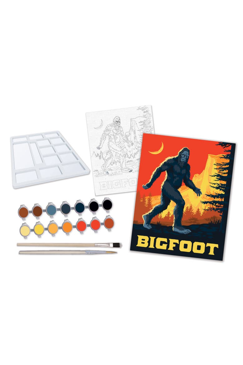 Big Foot - Paint by Number, Alternate, color, Multicolor