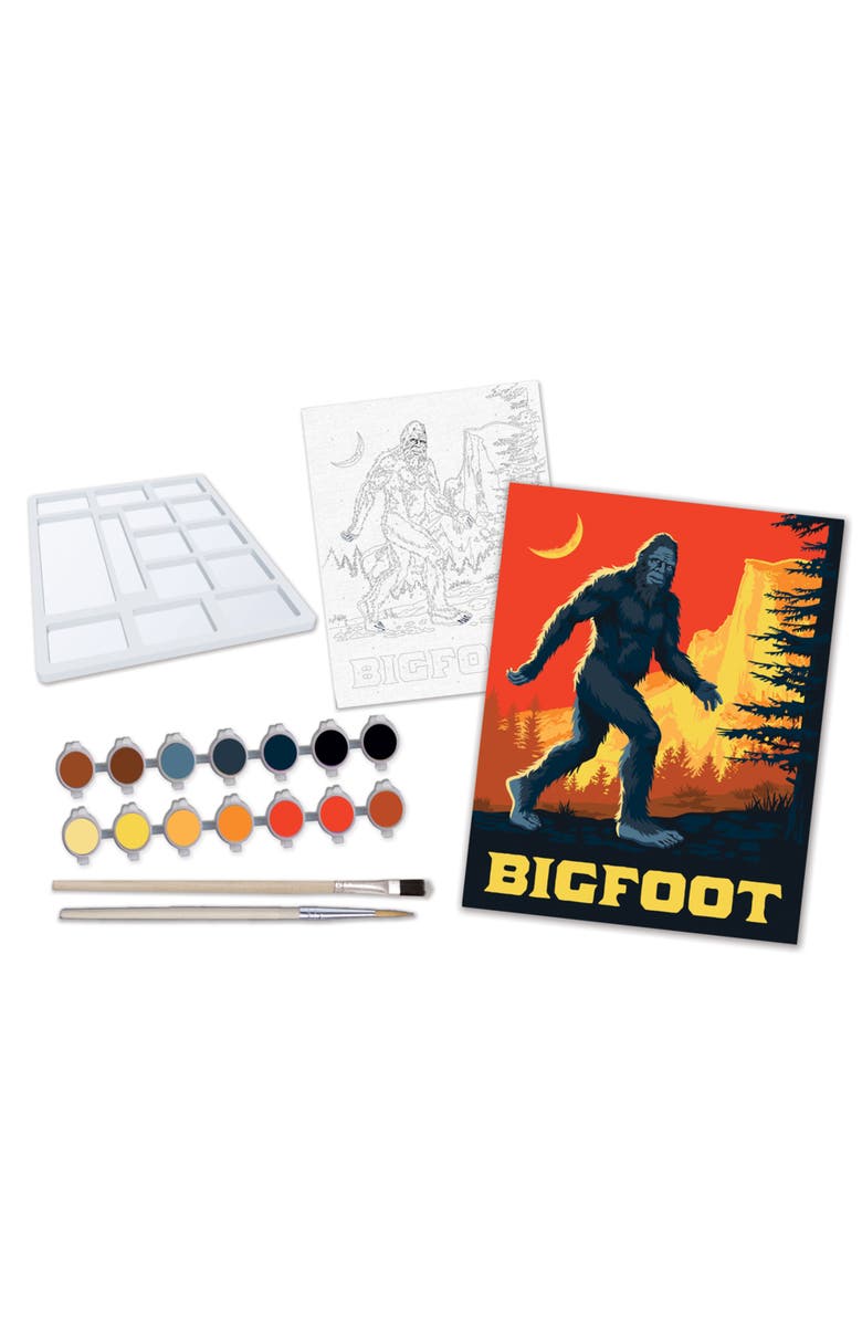 Works of Ahhh... Big Foot - Paint by Number, Alternate, color, Multicolor