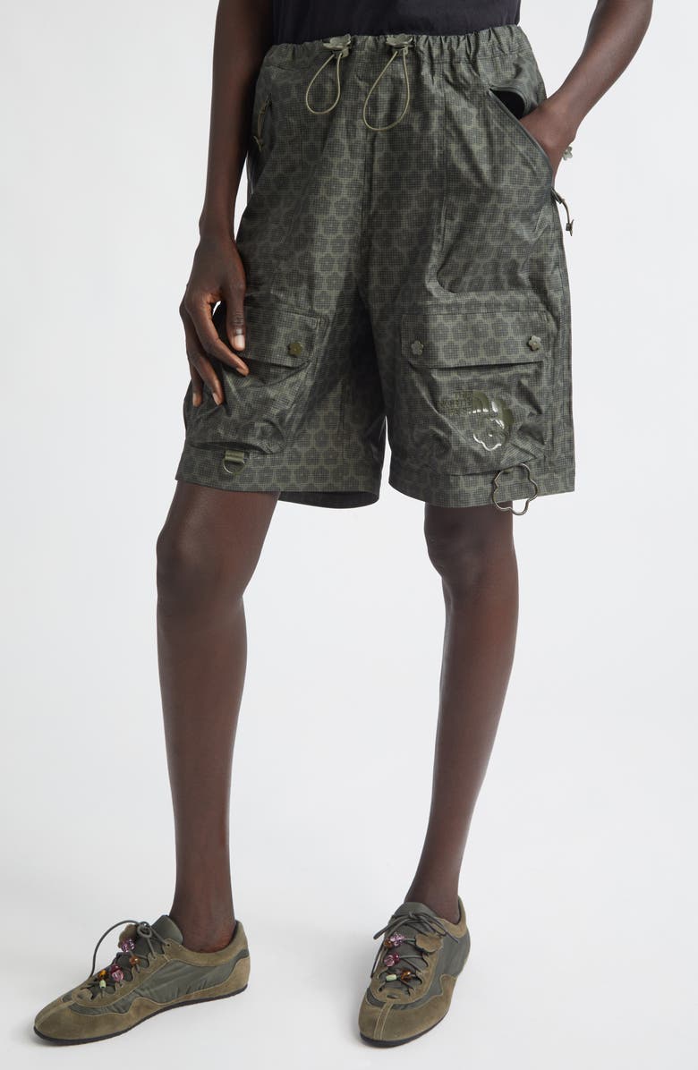 Cecilie Bahnsen x The North Face Water Repellent Cargo Pants, Alternate, color, Forest Night Green