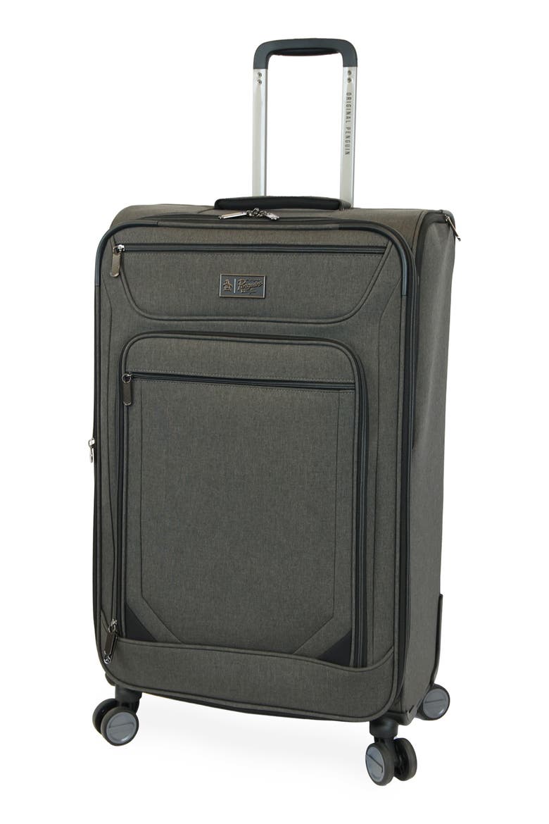 Hedge XL 3-Piece Softside Luggage Set, Alternate, color, BLACK CROSSHATCH