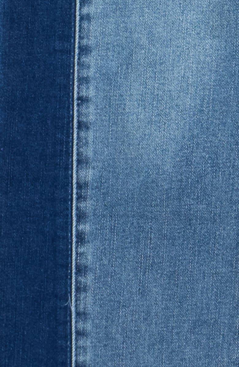 Tractr Kids' Two-Tone Relaxed Straight Leg Jeans, Alternate, color, Two Toned Indigo