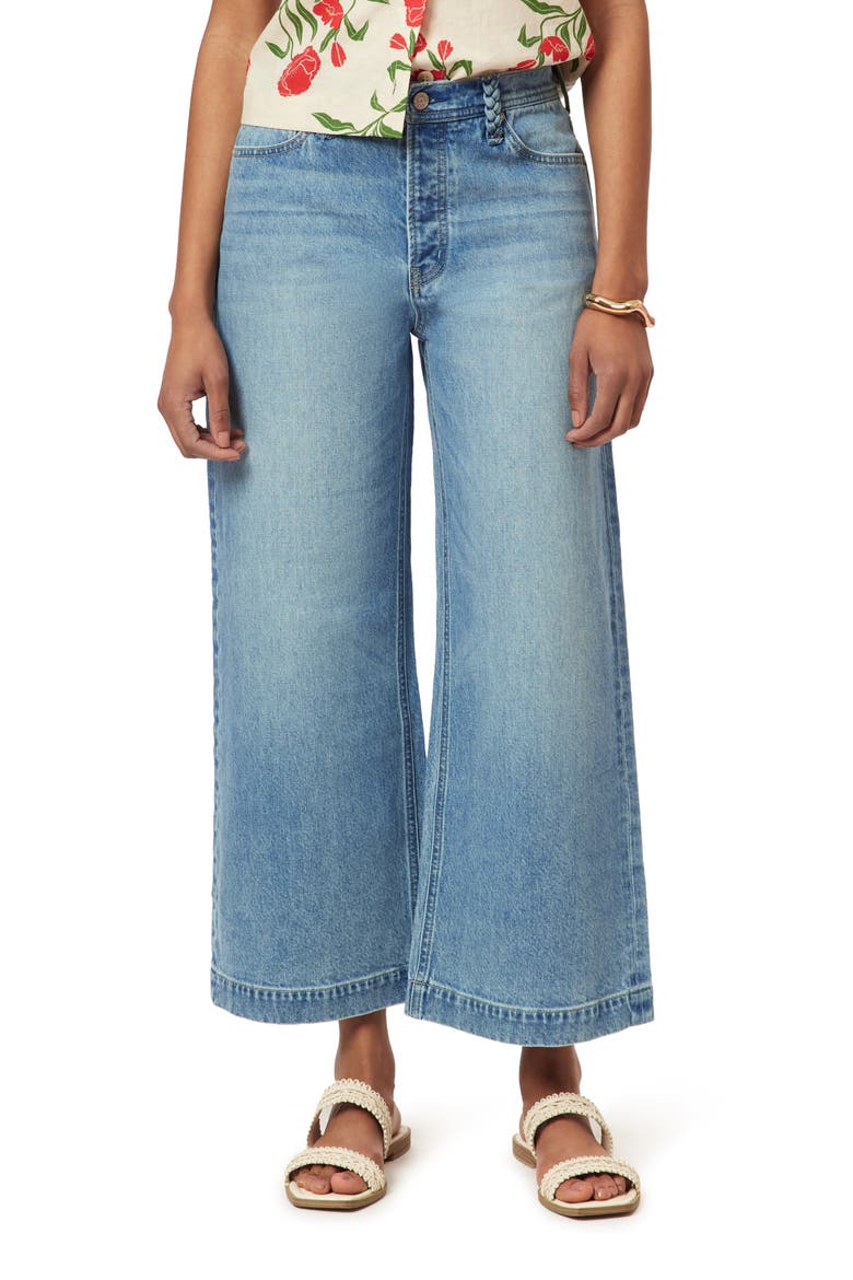 The Wave Crop Wide Leg Jeans, Main, color, DRESS YOU UP