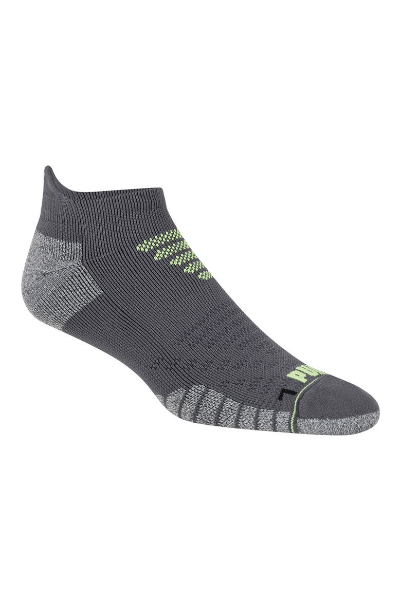 3-Pack Terry Low Cut Length Socks, Alternate, color, GREY/ YELLOW