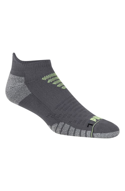 Puma 3-pack Terry Low Cut Length Socks In Grey/yellow
