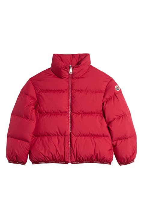 Red moncler womens jacket on sale