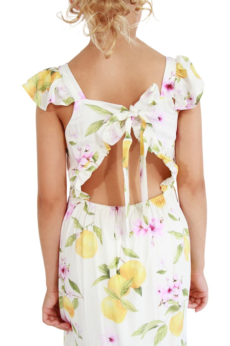 Sunset Sakura Maxi Dress, Alternate, color, Sakura Orchard