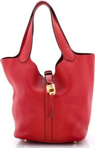 Pre-Owned Hermes Picotin Lock Bag Clemence MM
