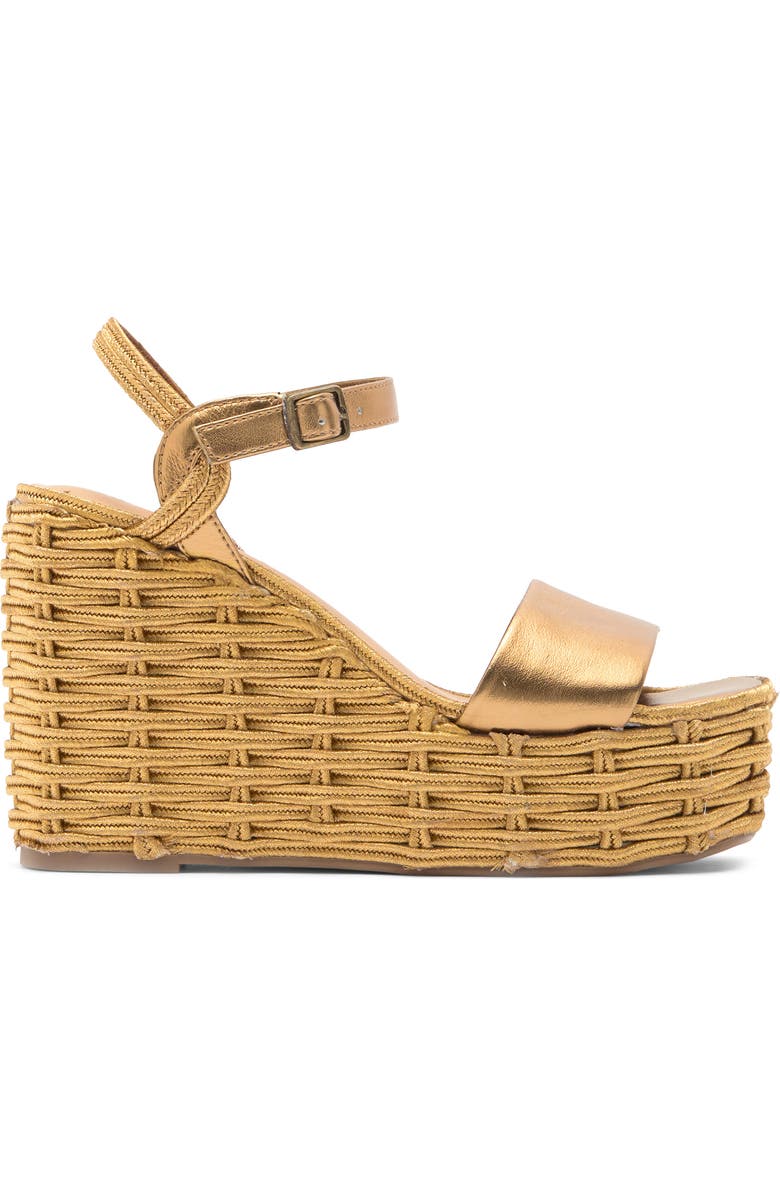 Steve Madden Pinky Espadrille Platform Wedge Sandal, Alternate, color, Bronze