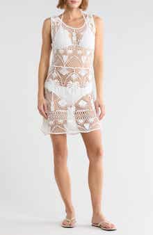 Vacay Knit Cover-Up Minidress