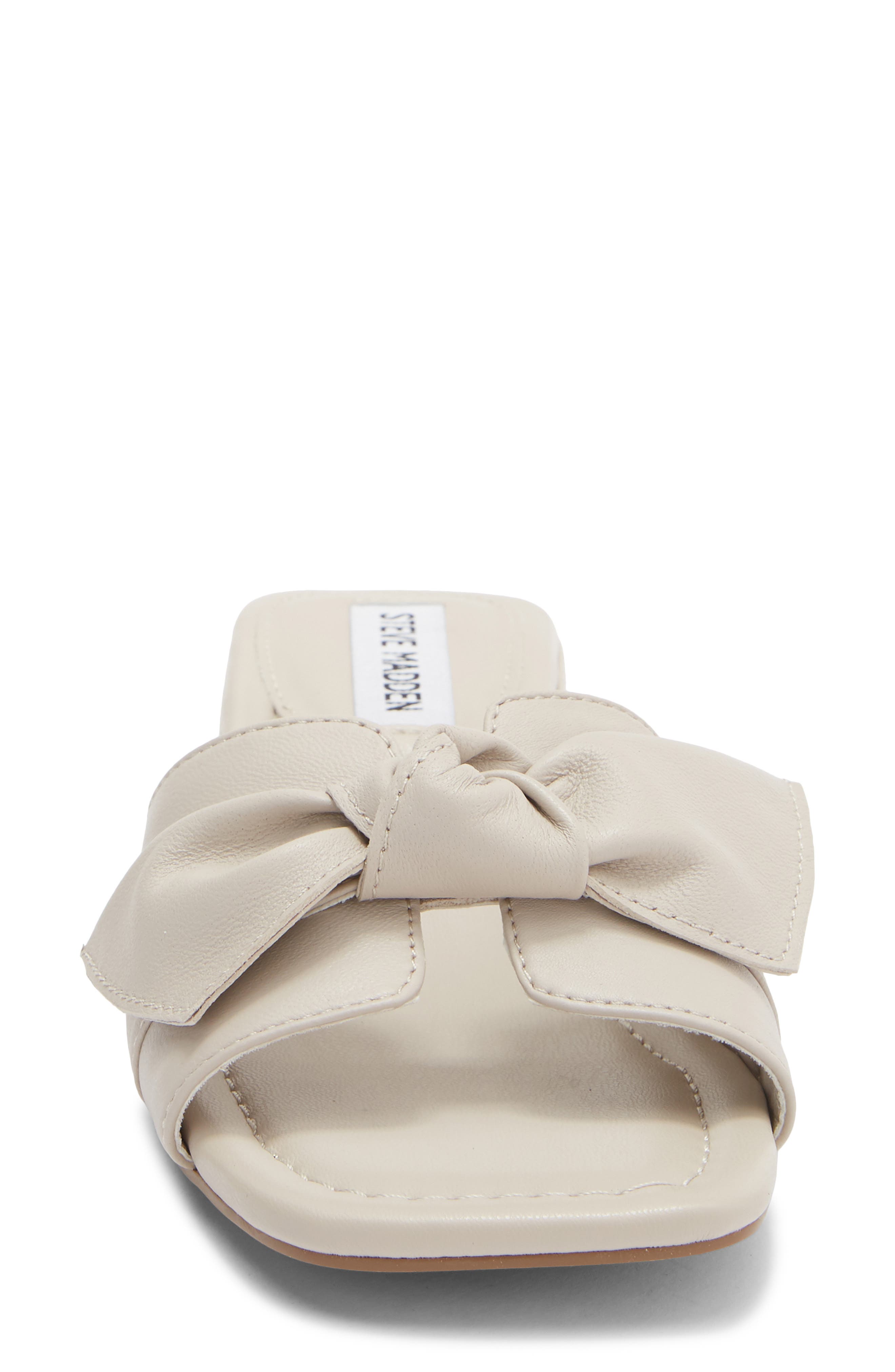Catumm Bow Slide Sandal, Alternate, color, BONE