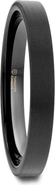 Larson Jewelers San Antonio Flat Tungsten Carbide Band With Brushed Finish