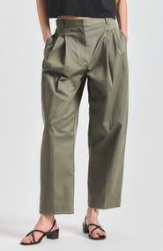 Derek Lam 10 Crosby Asher Pleated Crop Pants