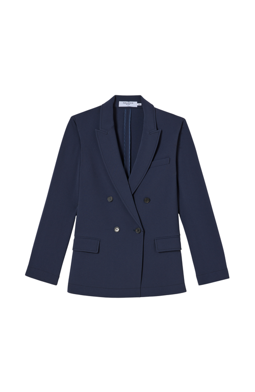 M.m.lafleur O'hara Boyfriend Blazer In Gray