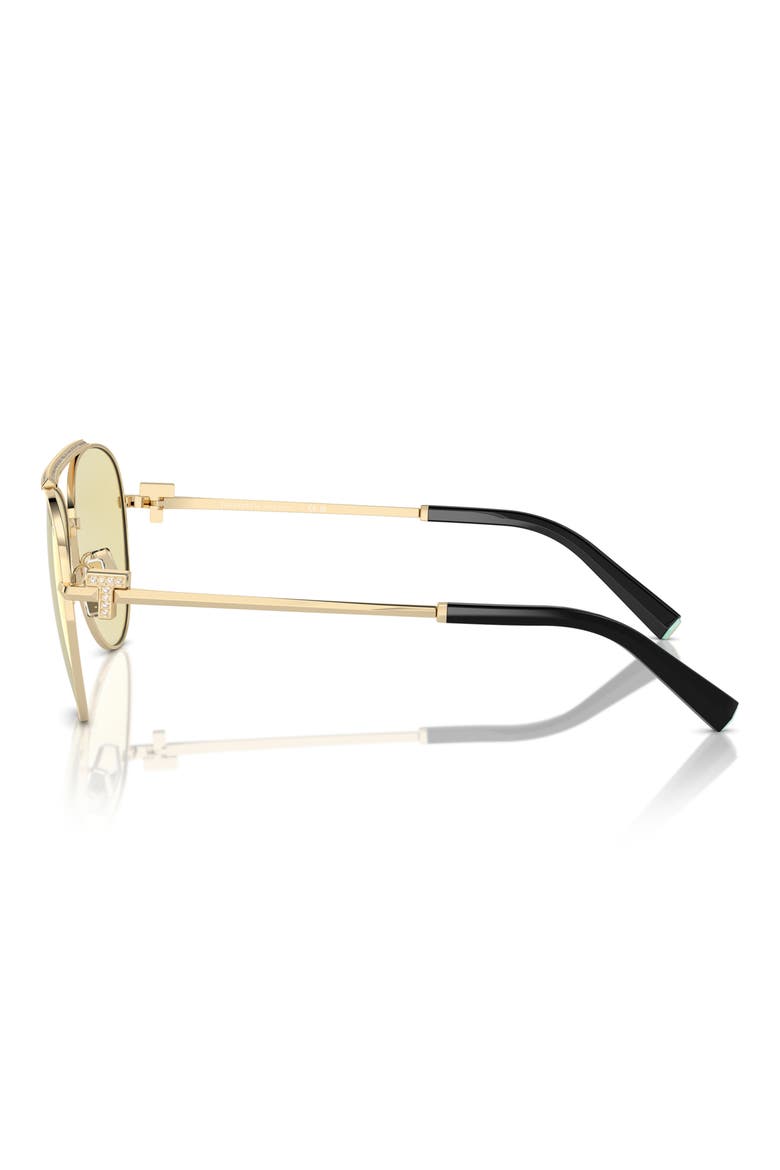 59mm Polarized Pilot Sunglasses, Alternate, color, PALE GOLD