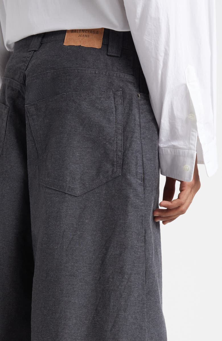 Balenciaga Trompe l'Oeil Jeans, Alternate, color, 1140 Anthracite