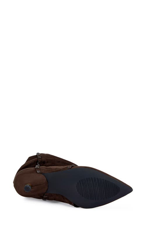 Azalea Wang Wink Slouch Pointed Toe Boot In Brown