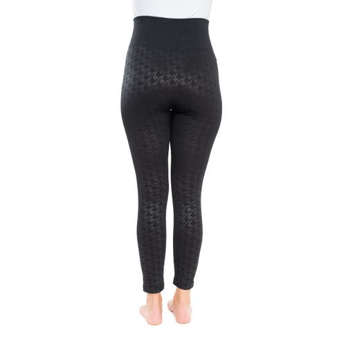 Muk Luks Fleece Lined Leggings In Black