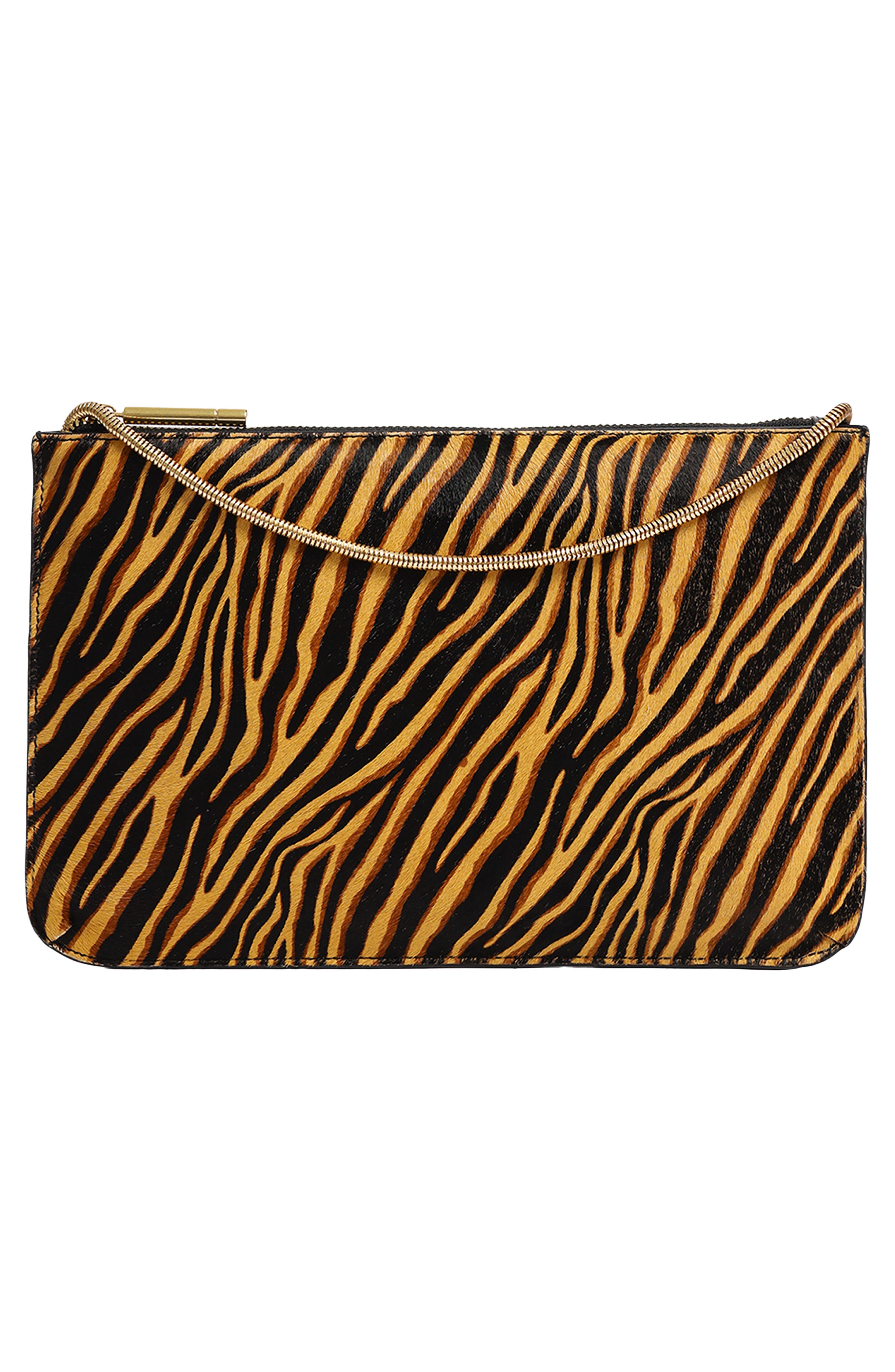 Highline Disco Calf Hair Crossbody Bag, Alternate, color, NATURAL/ BLACK