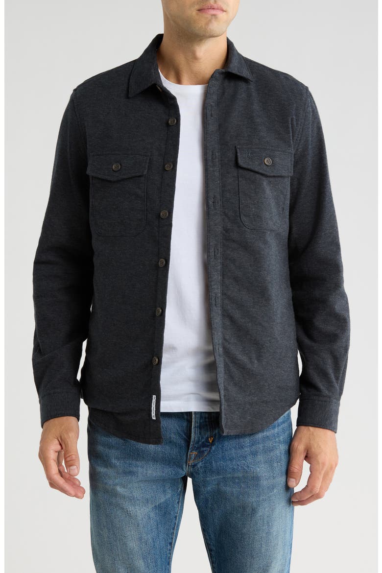 Flannel Shirt, Main, color, VOLCANIC ASH