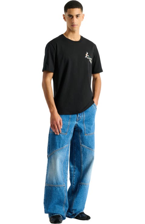 Embroidered Balmain Insect T-shirt