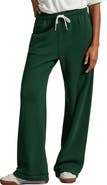 Polo Ralph Lauren Wide Leg Cotton Blend Fleece Sweatpants