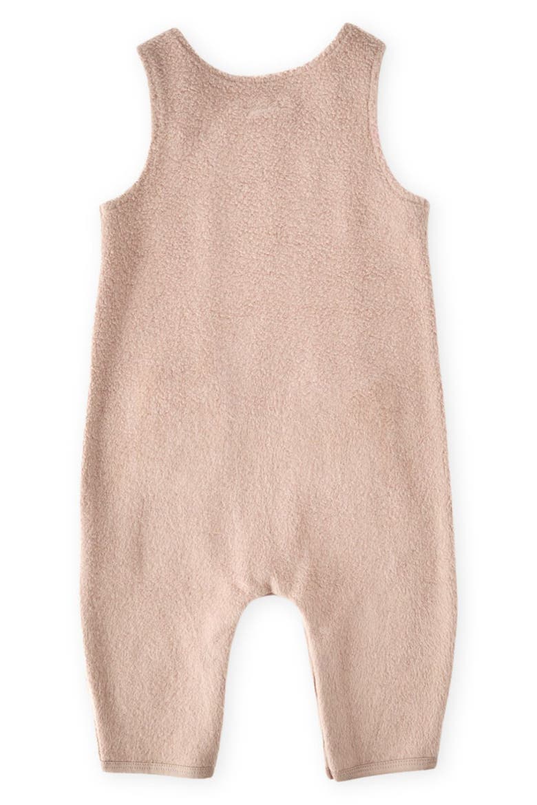 Fleece Overalls, Alternate, color, ROSE PINK